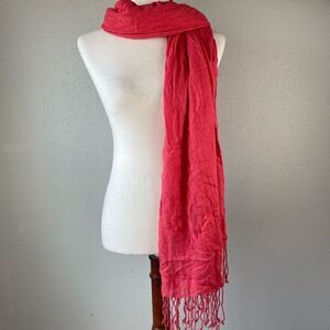 Tasseled Scarf EUC